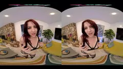 Reproducir Cobrecedia VR Pornstar Jessica Ryan en medias llenas de semen en encuentro